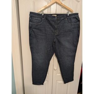 Nwt Madewell Women's 10" High Rise Skinny Jeans Casual Buttons Medium Blue 28W